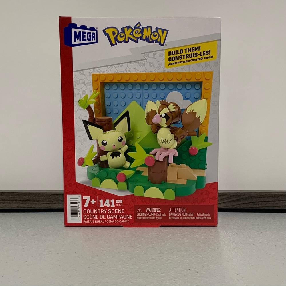 MEGA Pokemon Country Scene Building Set-New